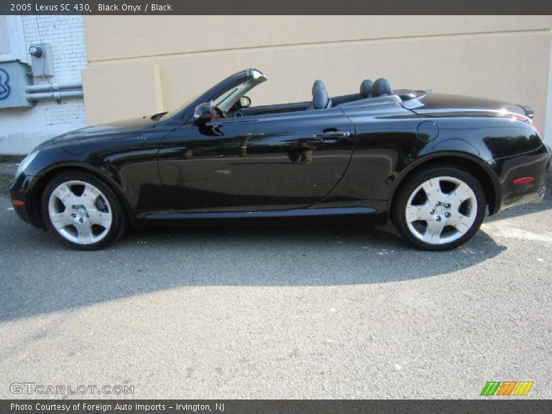 Black Onyx / Black 2005 Lexus SC 430