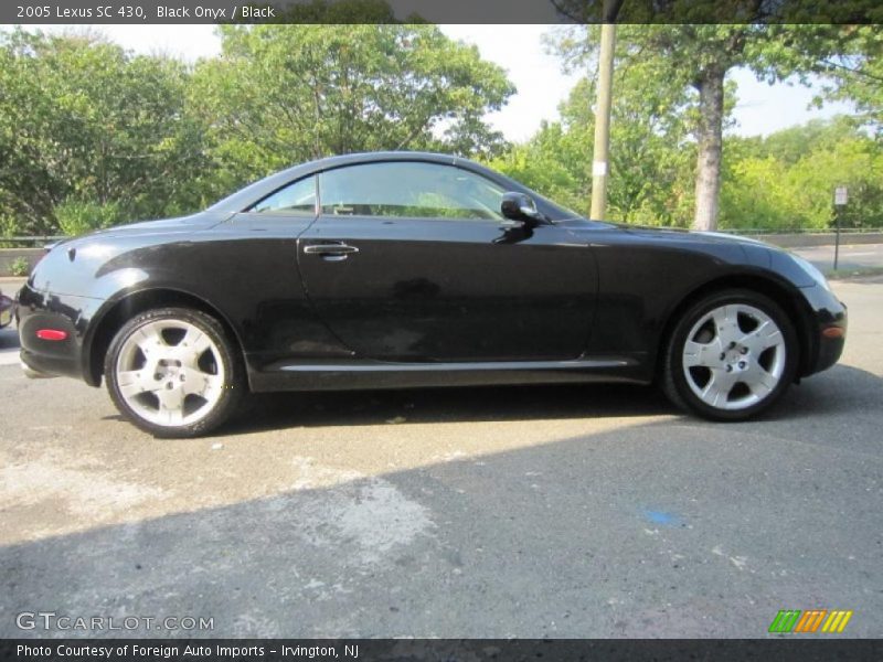 Black Onyx / Black 2005 Lexus SC 430