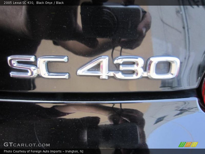 Black Onyx / Black 2005 Lexus SC 430