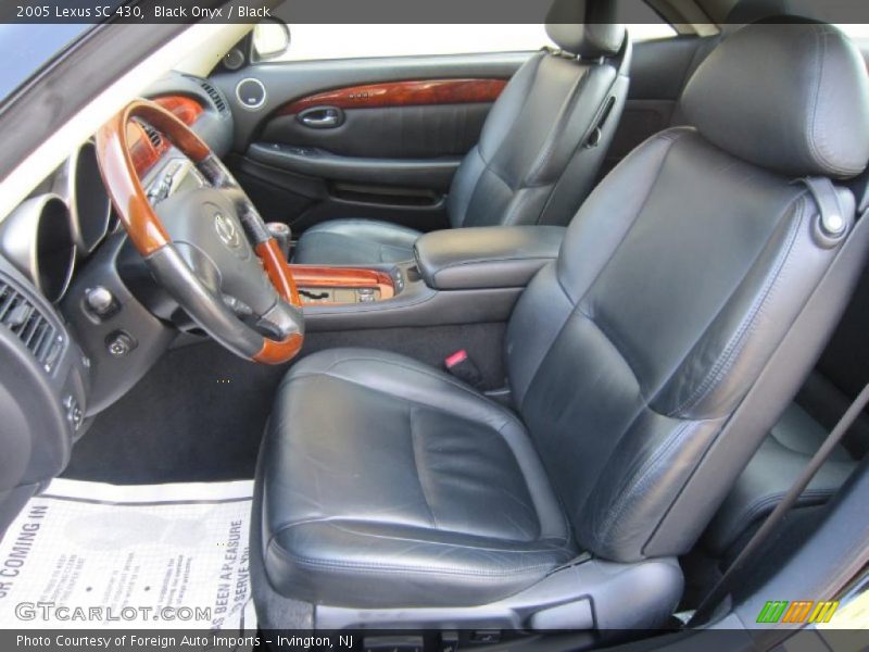 Black Onyx / Black 2005 Lexus SC 430
