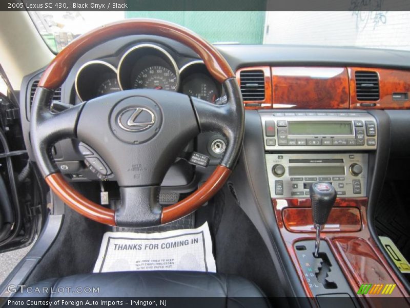 Black Onyx / Black 2005 Lexus SC 430