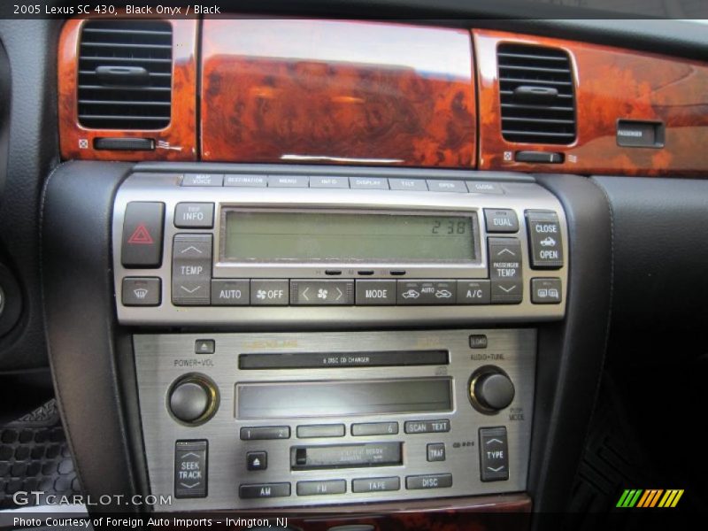 Black Onyx / Black 2005 Lexus SC 430