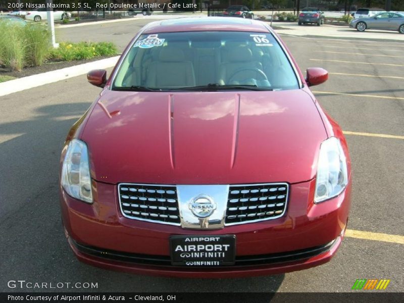 Red Opulence Metallic / Cafe Latte 2006 Nissan Maxima 3.5 SL