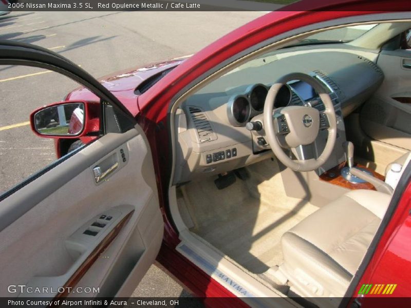 Red Opulence Metallic / Cafe Latte 2006 Nissan Maxima 3.5 SL