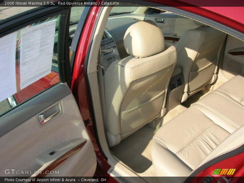 Red Opulence Metallic / Cafe Latte 2006 Nissan Maxima 3.5 SL