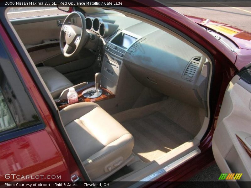 Red Opulence Metallic / Cafe Latte 2006 Nissan Maxima 3.5 SL