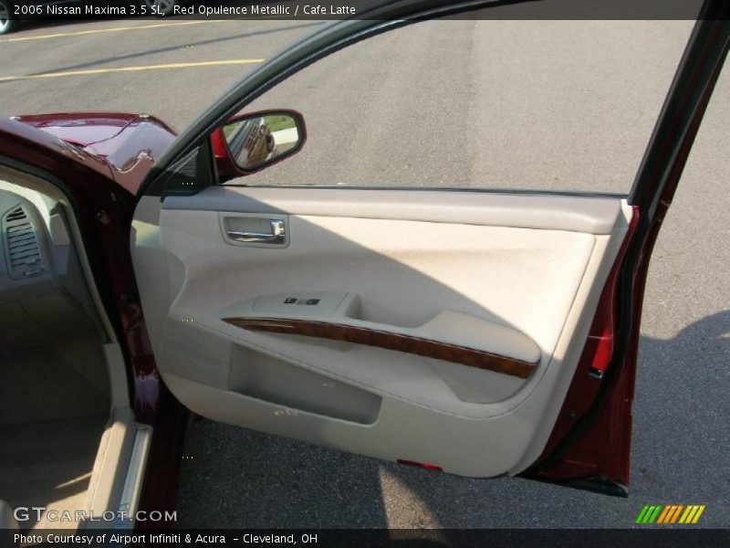 Red Opulence Metallic / Cafe Latte 2006 Nissan Maxima 3.5 SL
