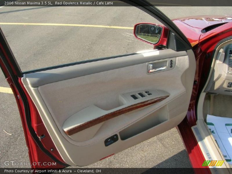Red Opulence Metallic / Cafe Latte 2006 Nissan Maxima 3.5 SL