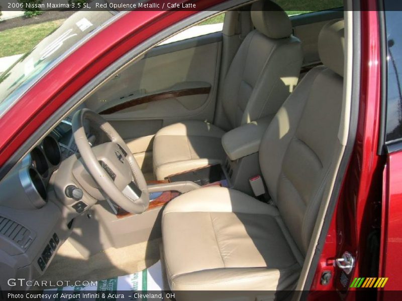 Red Opulence Metallic / Cafe Latte 2006 Nissan Maxima 3.5 SL
