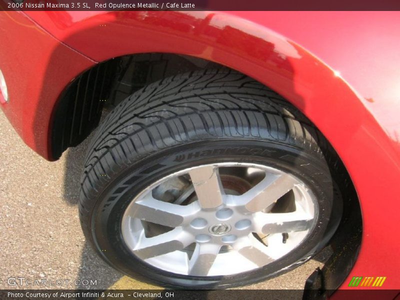 Red Opulence Metallic / Cafe Latte 2006 Nissan Maxima 3.5 SL