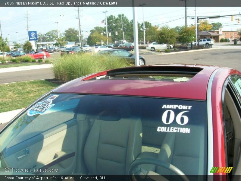 Red Opulence Metallic / Cafe Latte 2006 Nissan Maxima 3.5 SL
