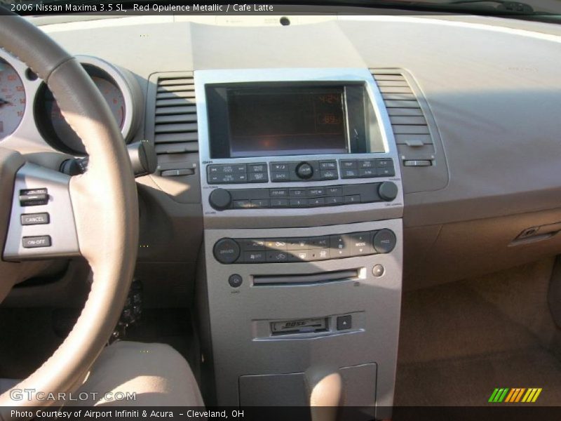 Red Opulence Metallic / Cafe Latte 2006 Nissan Maxima 3.5 SL