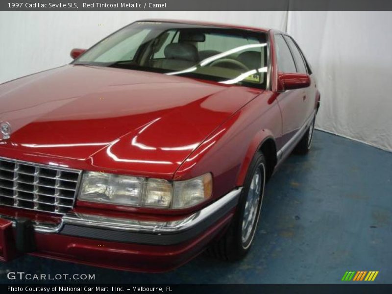 Red Tintcoat Metallic / Camel 1997 Cadillac Seville SLS