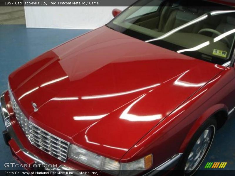 Red Tintcoat Metallic / Camel 1997 Cadillac Seville SLS