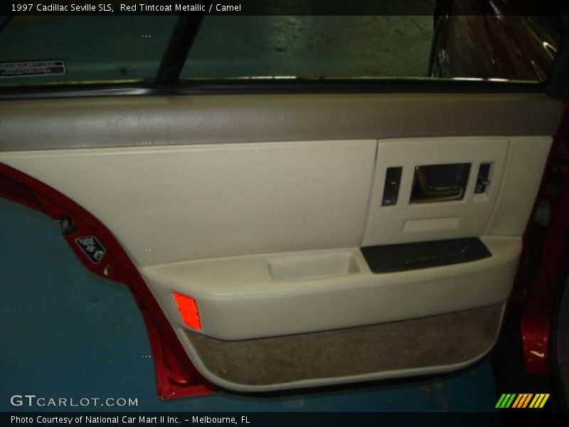 Red Tintcoat Metallic / Camel 1997 Cadillac Seville SLS