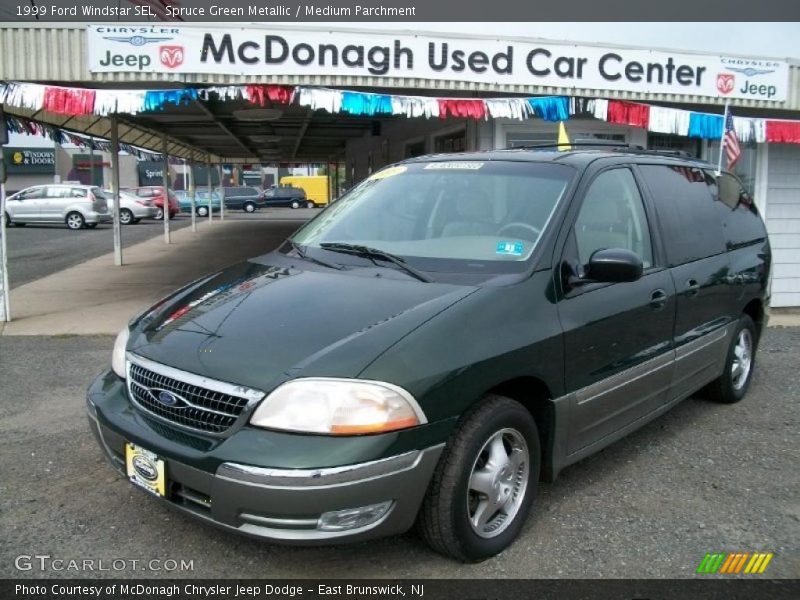 Spruce Green Metallic / Medium Parchment 1999 Ford Windstar SEL