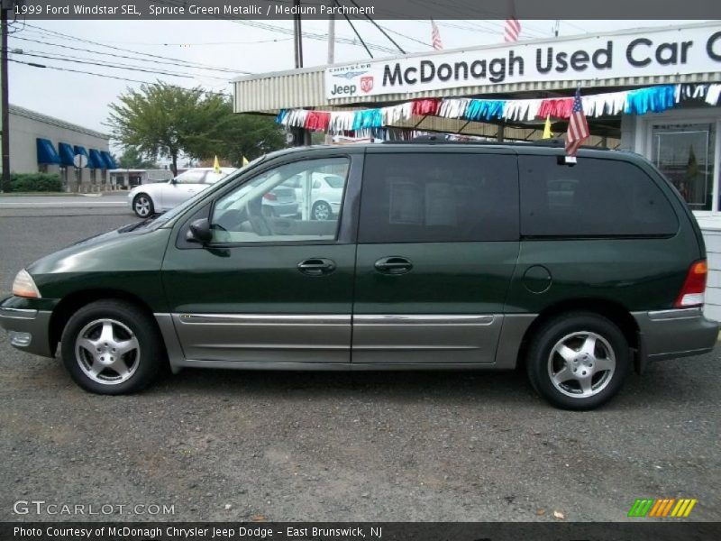 Spruce Green Metallic / Medium Parchment 1999 Ford Windstar SEL