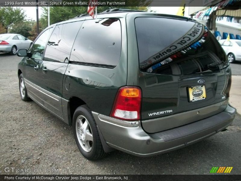 Spruce Green Metallic / Medium Parchment 1999 Ford Windstar SEL
