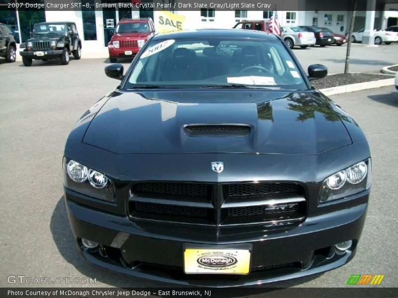 Brilliant Black Crystal Pearl / Dark Slate Gray/Light Slate Gray 2007 Dodge Charger SRT-8