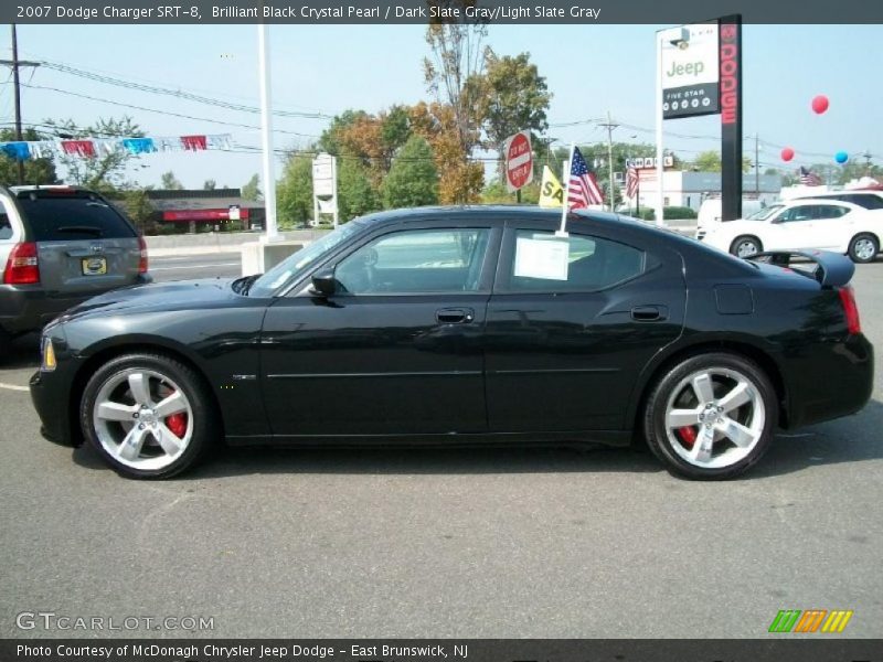 Brilliant Black Crystal Pearl / Dark Slate Gray/Light Slate Gray 2007 Dodge Charger SRT-8