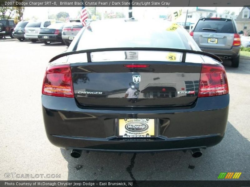Brilliant Black Crystal Pearl / Dark Slate Gray/Light Slate Gray 2007 Dodge Charger SRT-8