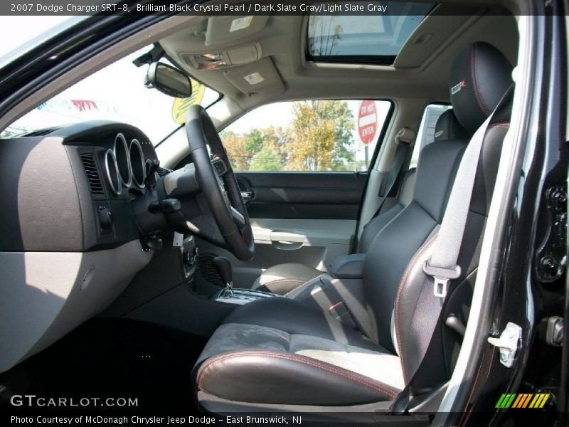 Brilliant Black Crystal Pearl / Dark Slate Gray/Light Slate Gray 2007 Dodge Charger SRT-8