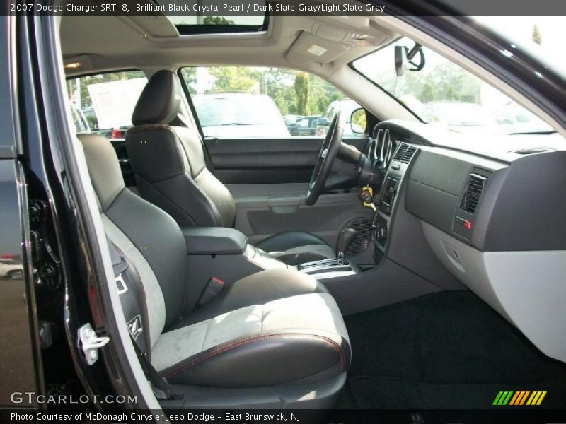 Brilliant Black Crystal Pearl / Dark Slate Gray/Light Slate Gray 2007 Dodge Charger SRT-8