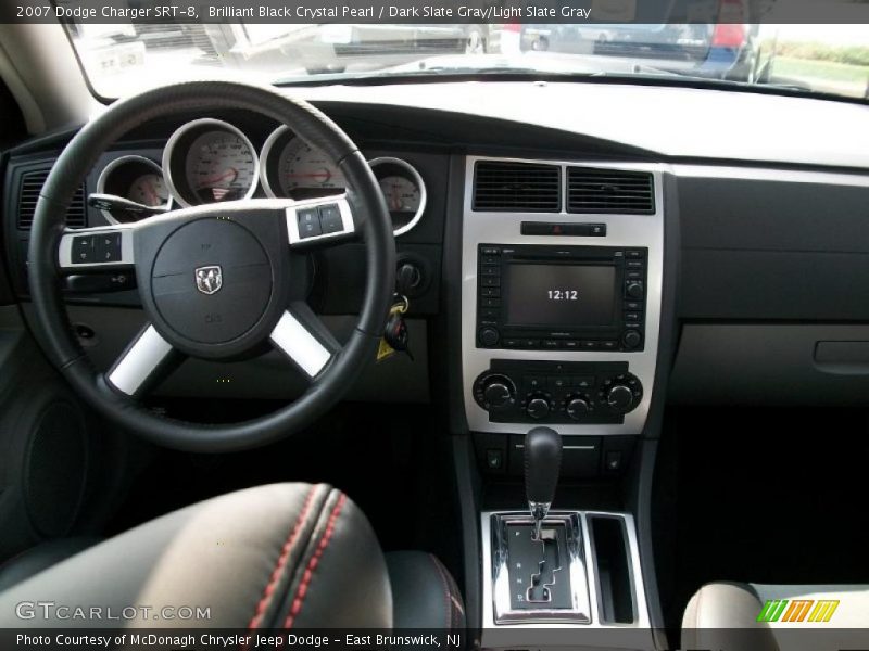 Brilliant Black Crystal Pearl / Dark Slate Gray/Light Slate Gray 2007 Dodge Charger SRT-8