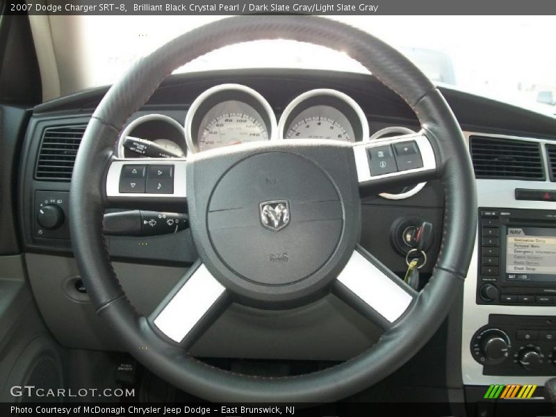 Brilliant Black Crystal Pearl / Dark Slate Gray/Light Slate Gray 2007 Dodge Charger SRT-8