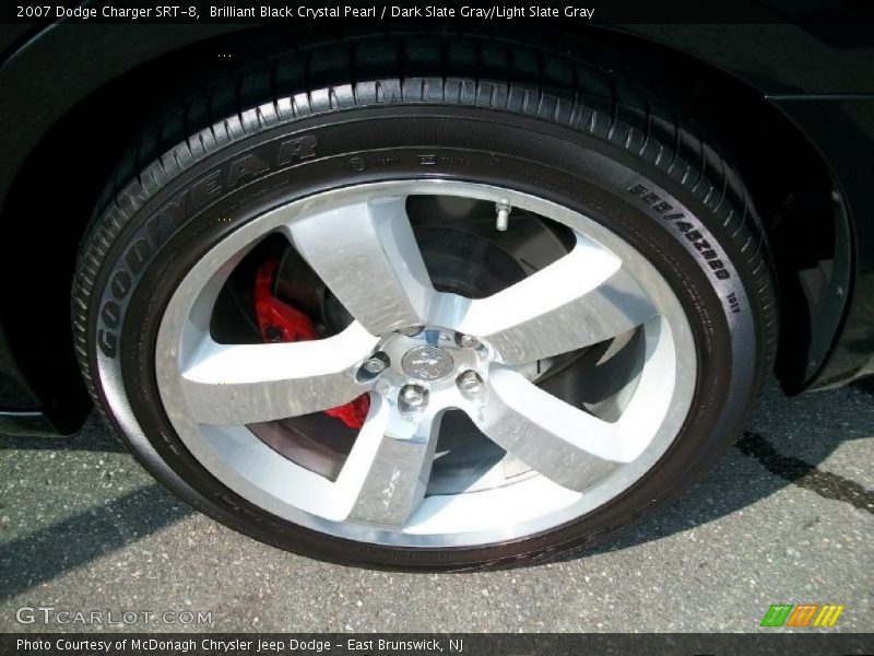 Brilliant Black Crystal Pearl / Dark Slate Gray/Light Slate Gray 2007 Dodge Charger SRT-8