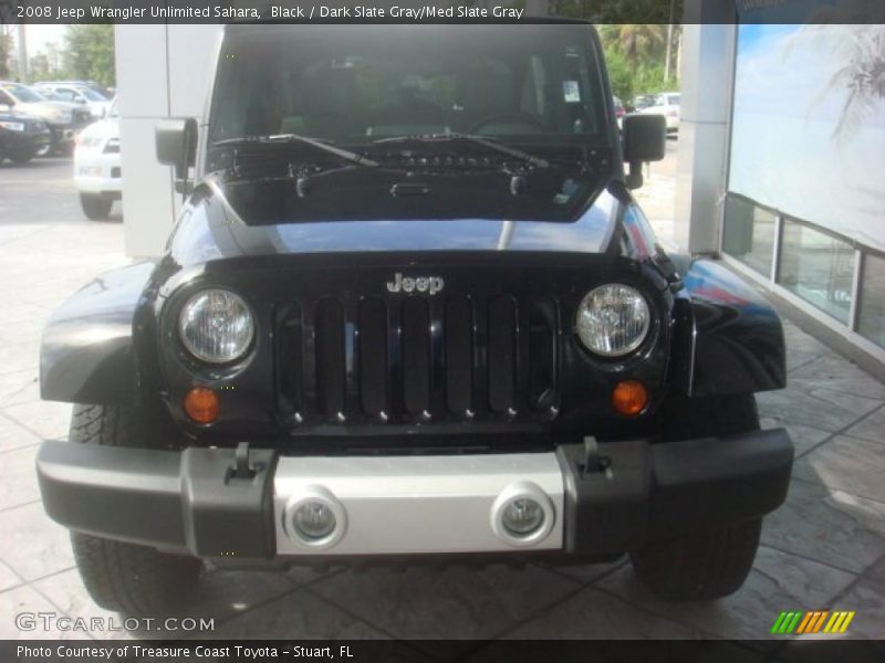 Black / Dark Slate Gray/Med Slate Gray 2008 Jeep Wrangler Unlimited Sahara