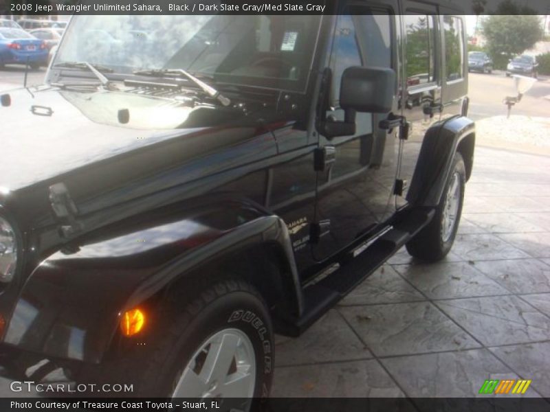 Black / Dark Slate Gray/Med Slate Gray 2008 Jeep Wrangler Unlimited Sahara