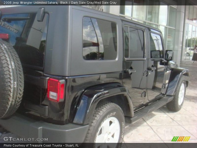 Black / Dark Slate Gray/Med Slate Gray 2008 Jeep Wrangler Unlimited Sahara