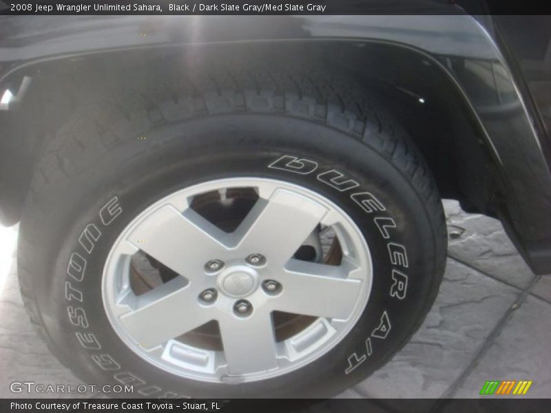 Black / Dark Slate Gray/Med Slate Gray 2008 Jeep Wrangler Unlimited Sahara