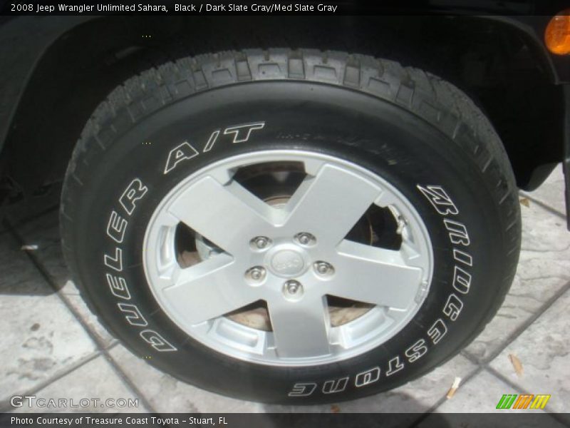 Black / Dark Slate Gray/Med Slate Gray 2008 Jeep Wrangler Unlimited Sahara