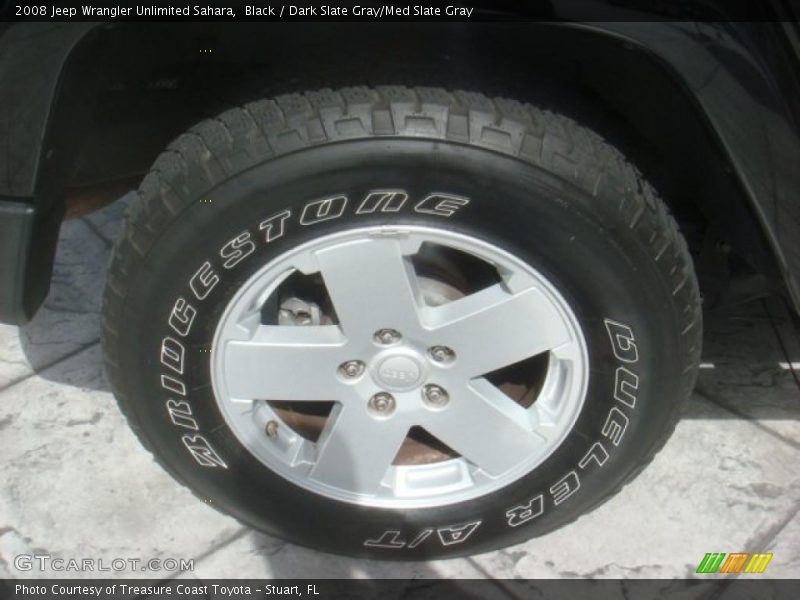 Black / Dark Slate Gray/Med Slate Gray 2008 Jeep Wrangler Unlimited Sahara