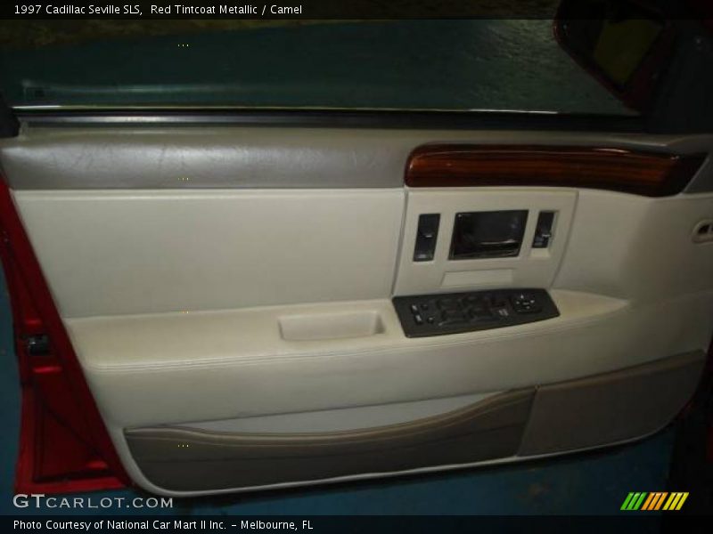 Red Tintcoat Metallic / Camel 1997 Cadillac Seville SLS