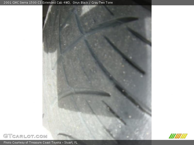 Onyx Black / Gray Two Tone 2001 GMC Sierra 1500 C3 Extended Cab 4WD