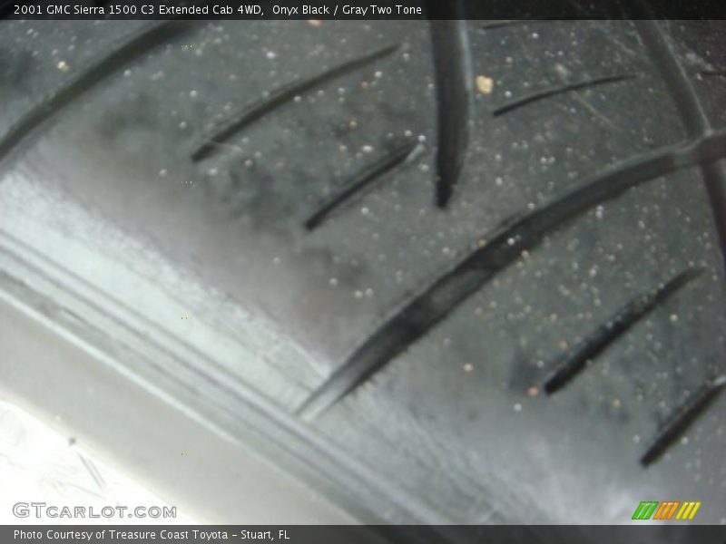 Onyx Black / Gray Two Tone 2001 GMC Sierra 1500 C3 Extended Cab 4WD