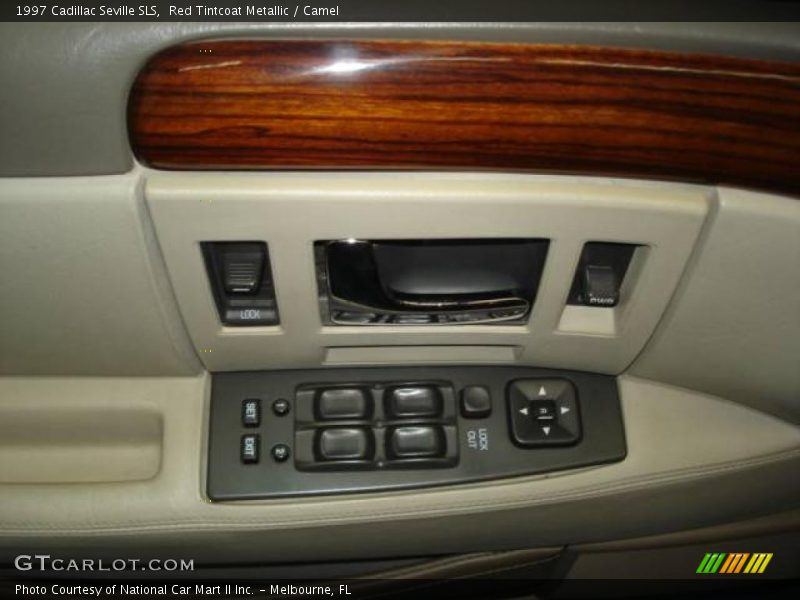 Red Tintcoat Metallic / Camel 1997 Cadillac Seville SLS