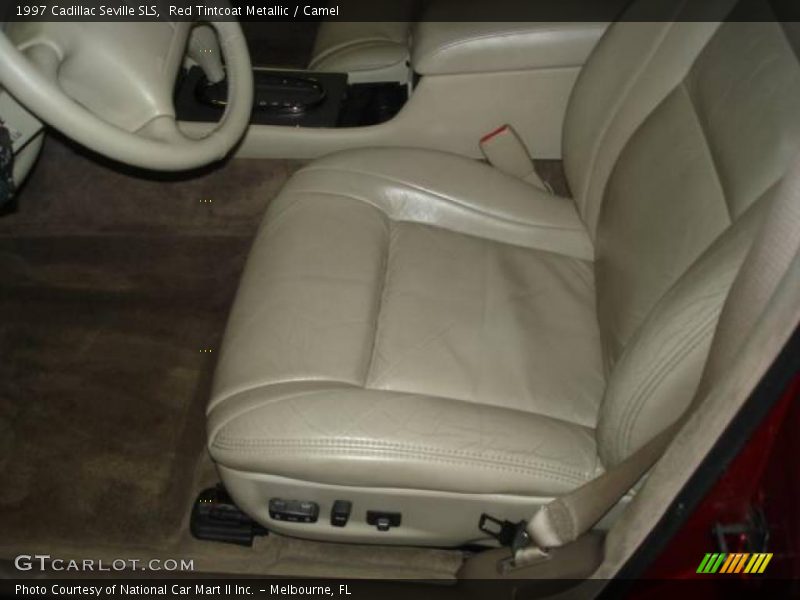 Red Tintcoat Metallic / Camel 1997 Cadillac Seville SLS