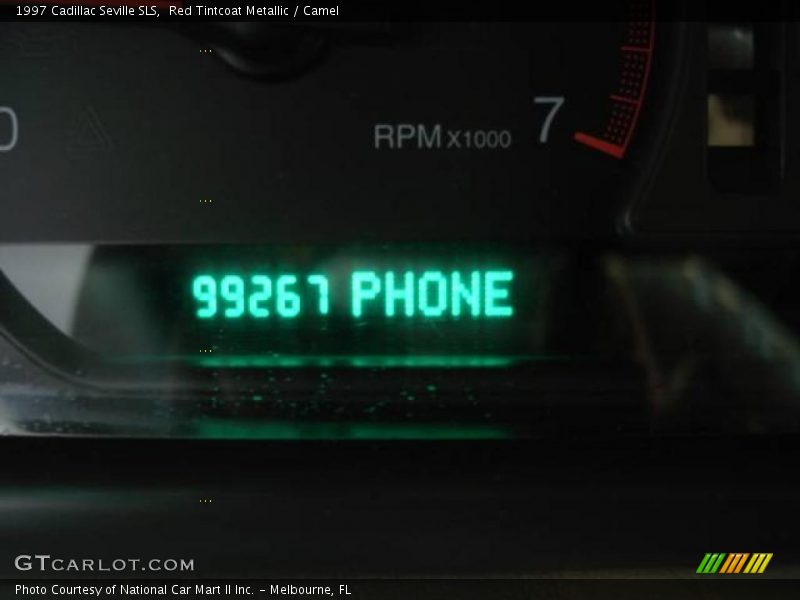 Red Tintcoat Metallic / Camel 1997 Cadillac Seville SLS
