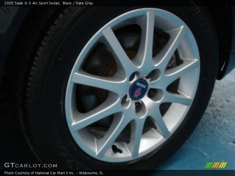 Black / Slate Gray 2005 Saab 9-3 Arc Sport Sedan