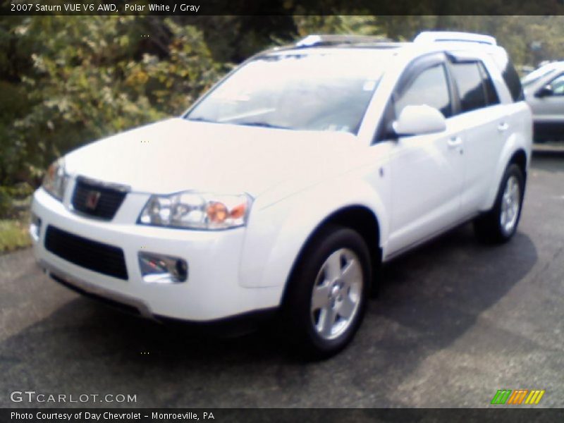 Polar White / Gray 2007 Saturn VUE V6 AWD