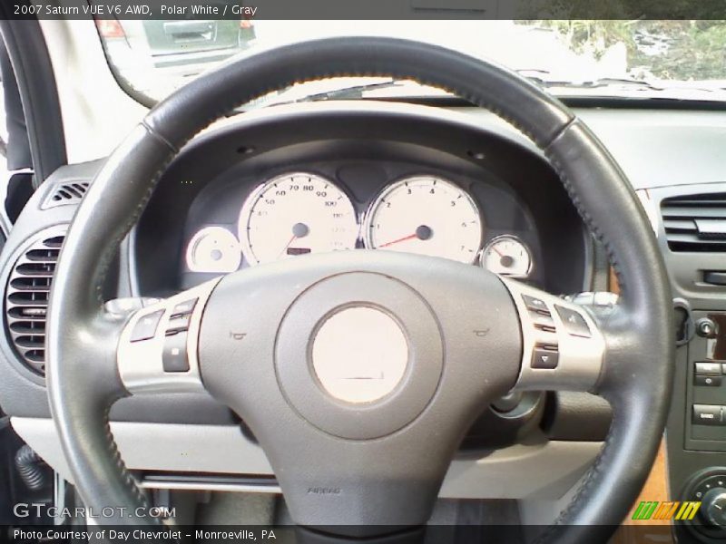 Polar White / Gray 2007 Saturn VUE V6 AWD