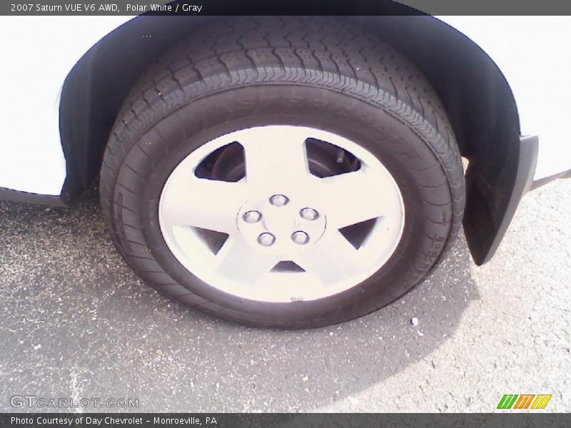Polar White / Gray 2007 Saturn VUE V6 AWD
