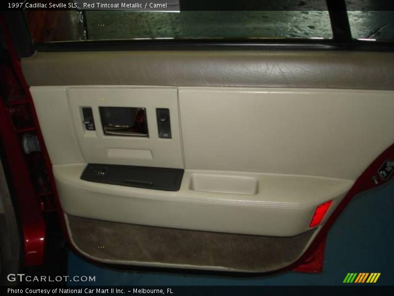 Red Tintcoat Metallic / Camel 1997 Cadillac Seville SLS