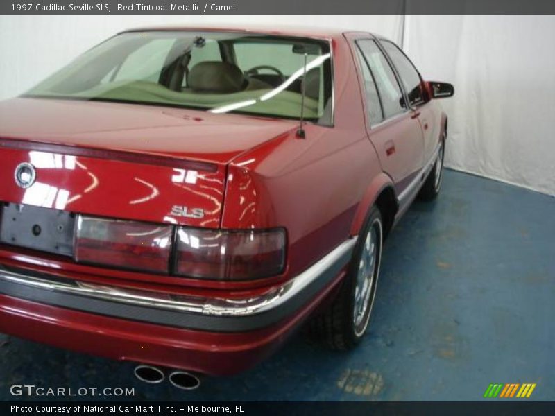 Red Tintcoat Metallic / Camel 1997 Cadillac Seville SLS