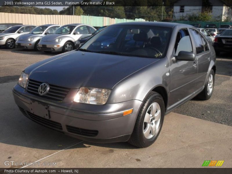 Platinum Grey Metallic / Black 2003 Volkswagen Jetta GLS Sedan