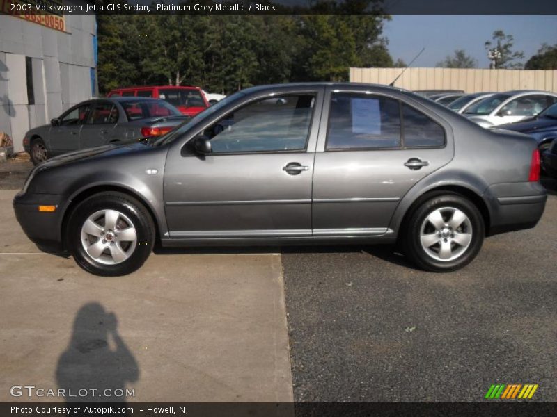 Platinum Grey Metallic / Black 2003 Volkswagen Jetta GLS Sedan